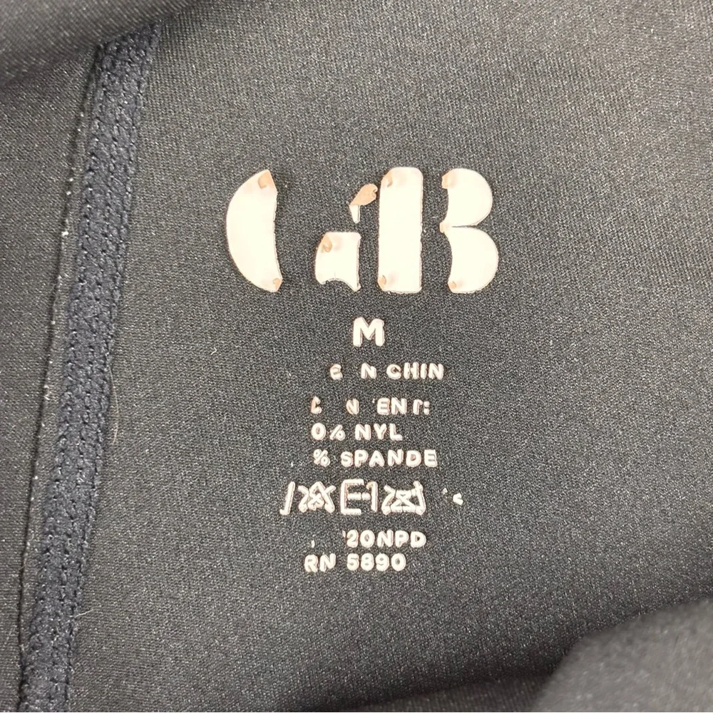 GB Gianni Bini Black Sports Bra & Leggings Bundle Activewear Womens Medium - Picture 6 of 8